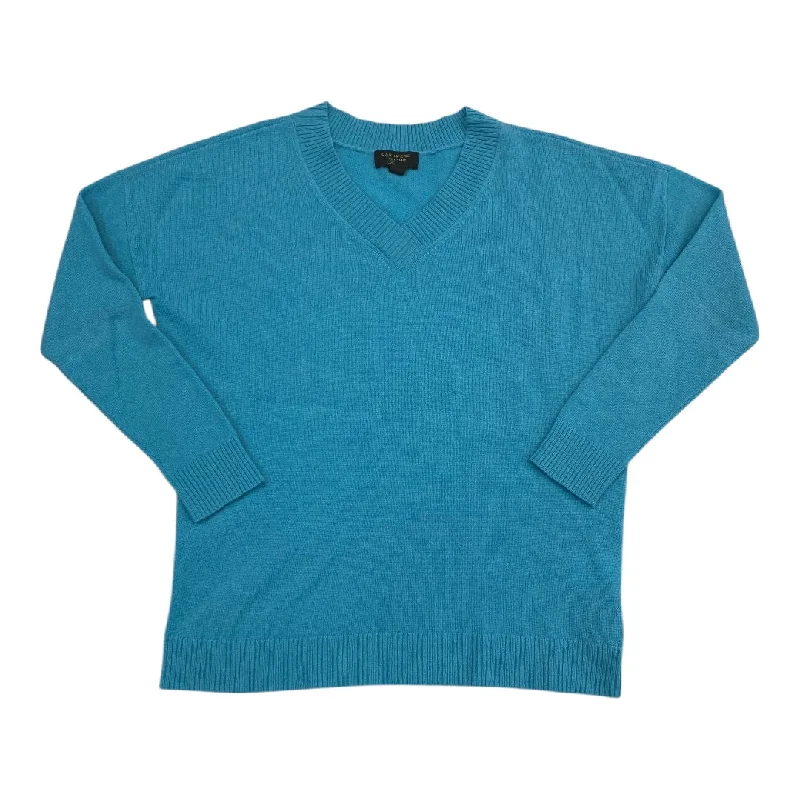 Women's Shirt Collar SweatersSweater Cashmere By Charter Club In Blue, Size: S