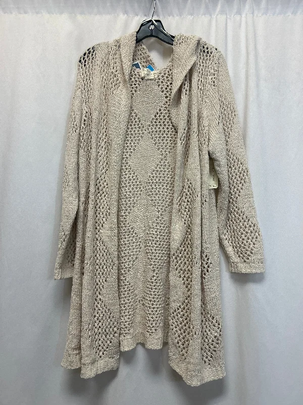 Women's Narrow Collar SweatersSweater Cardigan By Nicole By Nicole Miller In Cream, Size: 1x