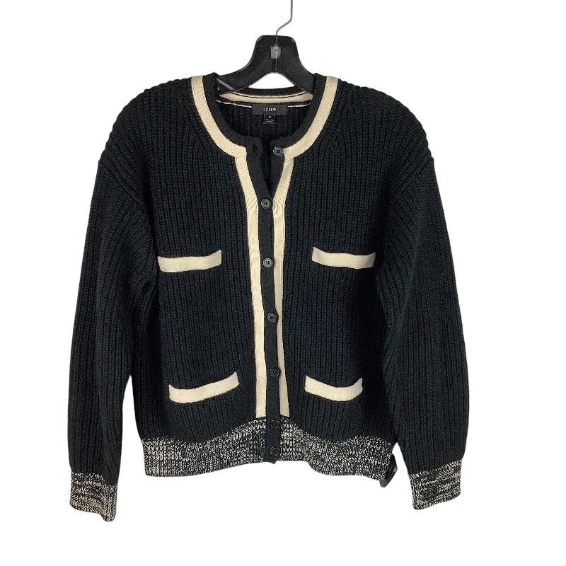 Women's Mandarin Collar SweatersSweater Cardigan By J. Crew In Black, Size: S