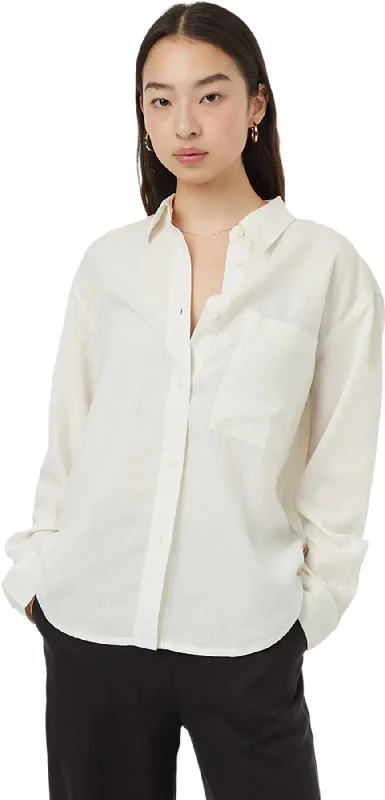 Women's Blouse for EveningHemp Button Front Shirt - Women's|-|Chemise boutonnée en chanvre sur le devant - Femme