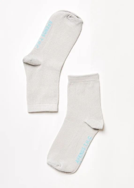 Women's Sleeveless BlouseAFENDS Unisex All Time - Crew Socks - Shadow