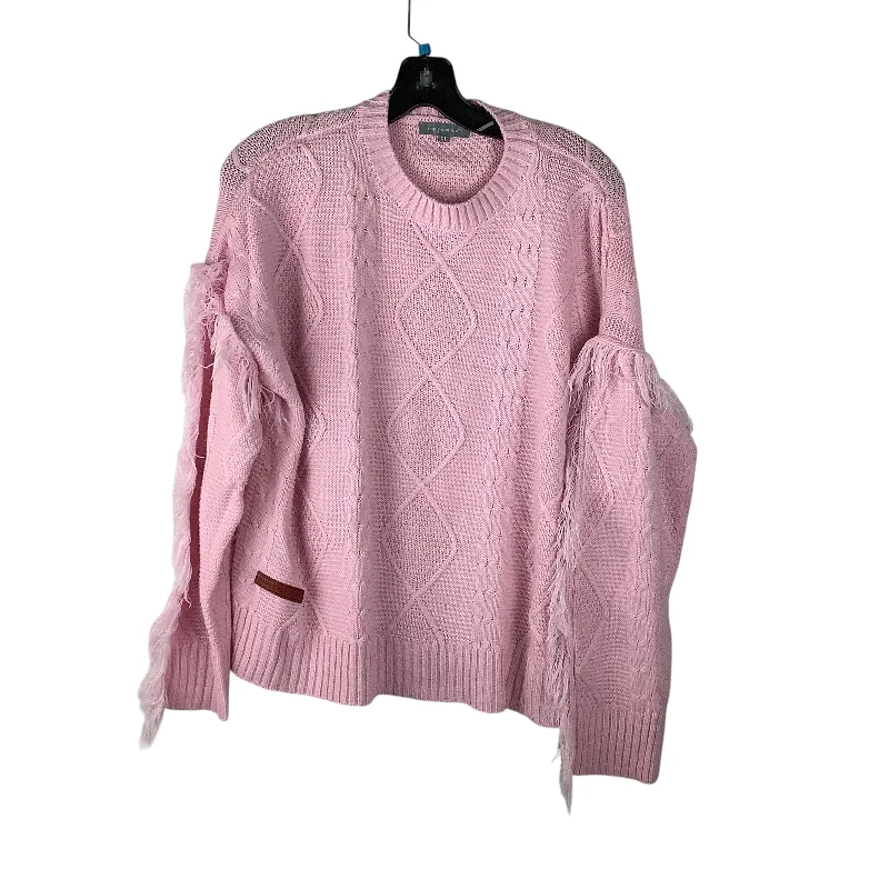 Women's Icelandic Wool SweatersSweater By Simply Southern In Pink, Size: Xl