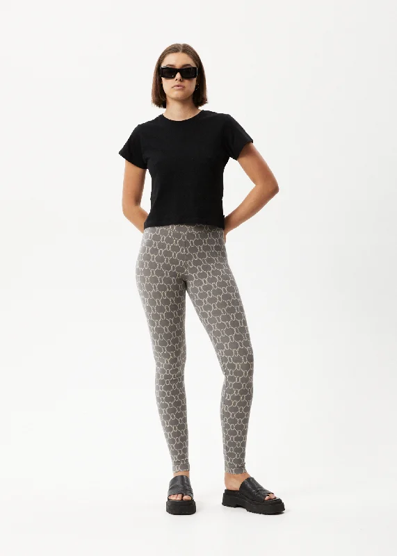 Women's V-Neck BlouseAFENDS Womens Lois - Leggings - Steel