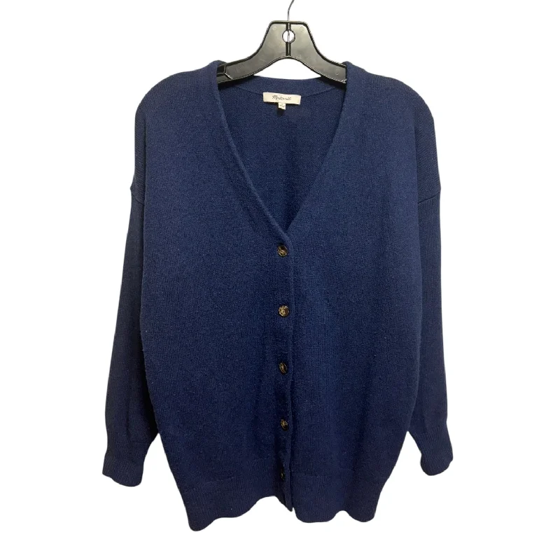 Women's Solid Color SweatersSweater Cardigan By Madewell In Navy, Size: S