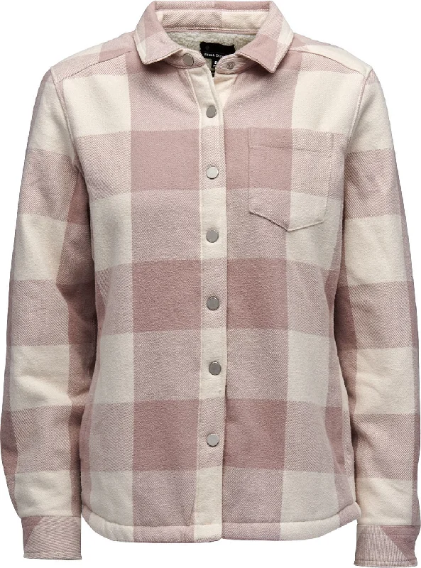 Pale Mauve - Off White Plaid