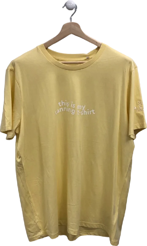 Women's Notched Collar SweatersStanley Stella Yellow Tanning T-Shirt UK XXL