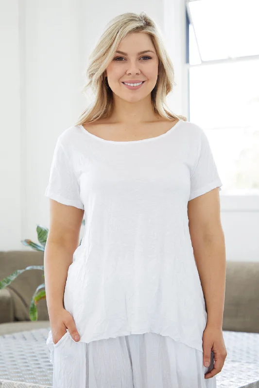 Women's Blouse for ChurchLainey Top - White