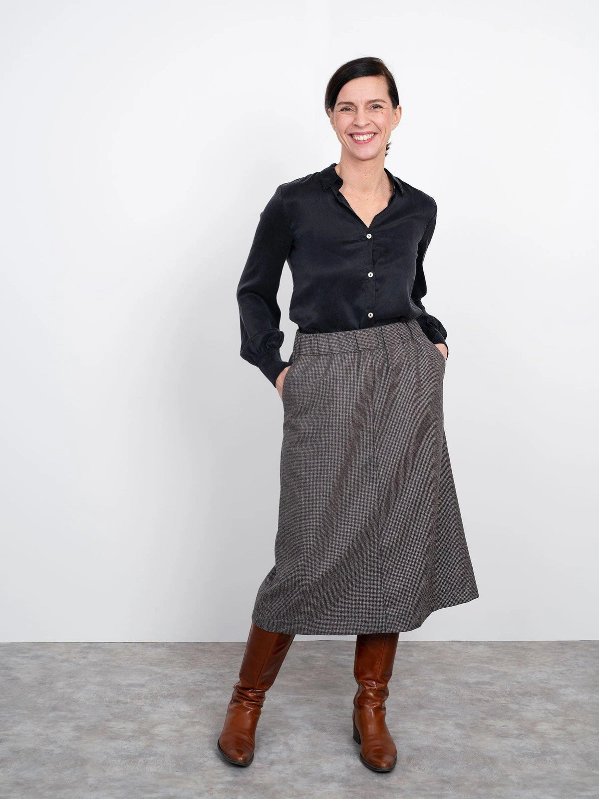 Women's Formal SkirtsThe Assembly Line A-line Midi Skirt