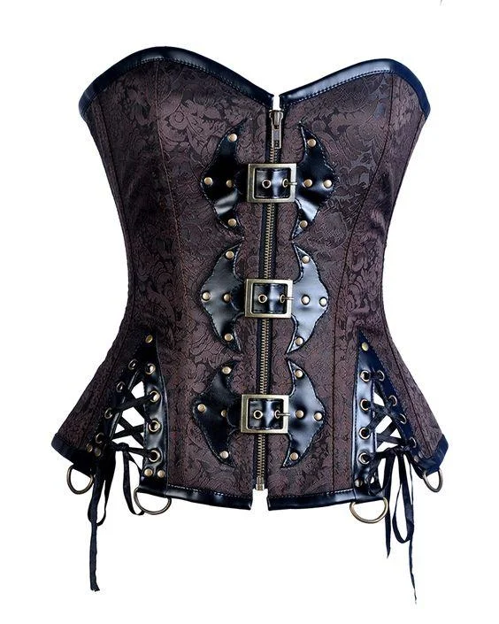 seamless lace tank topsDwayne Black and Brown Steampunk Corset