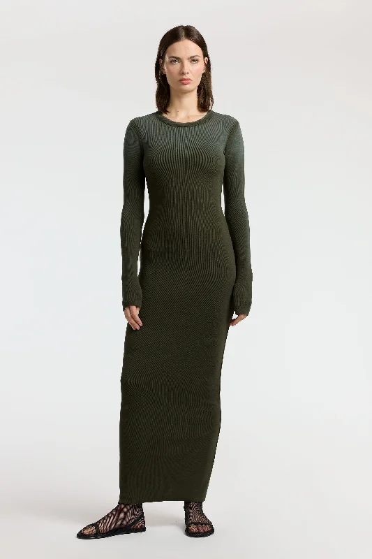 Women's U-Back DressesVerona Crewneck Maxi Dress