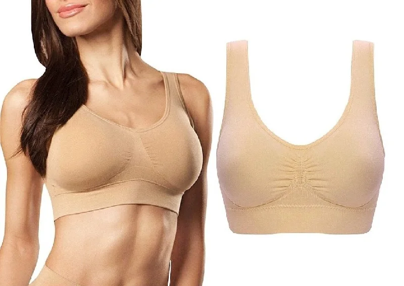 eco-friendly organic cotton pantiesWireless Seamless Padded Full Coverage Bras