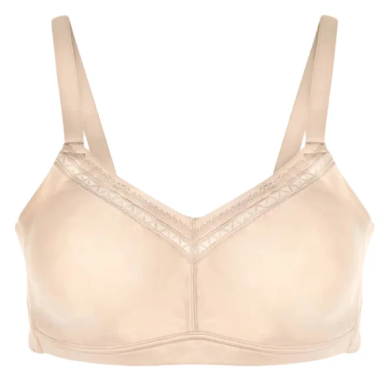 lace trim ladies' underwearWACOAL PERFECT PRIMER WIRE FREE BRA - SAND