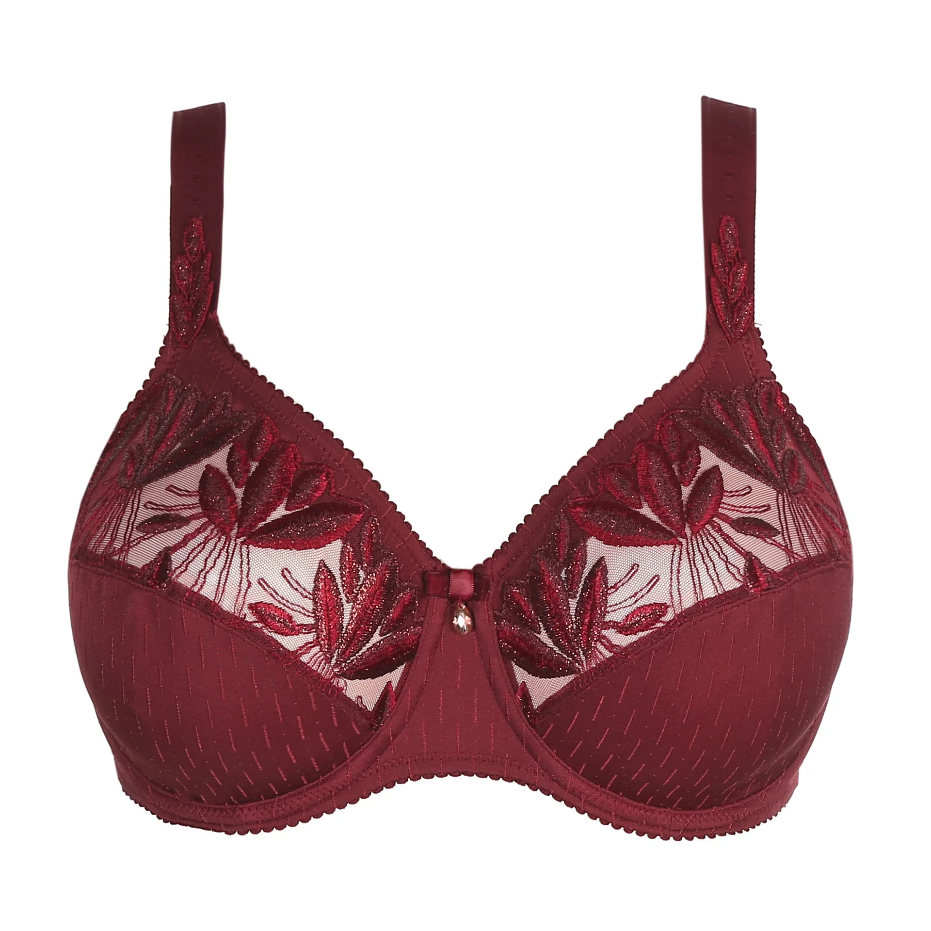 seamless lace tank topsPRIMA DONNA ORLANDO FULL CUP COMFORT BRA - DEEP CHERRY