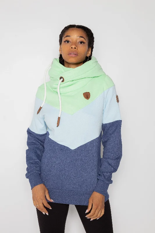 Women's Hooded SweatshirtsVera Indigo Mix Hoodie