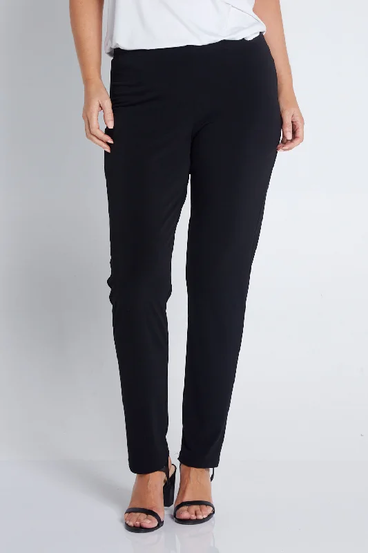 Women's Jodhpurs with Mandarin CollarGianna Pants - Black