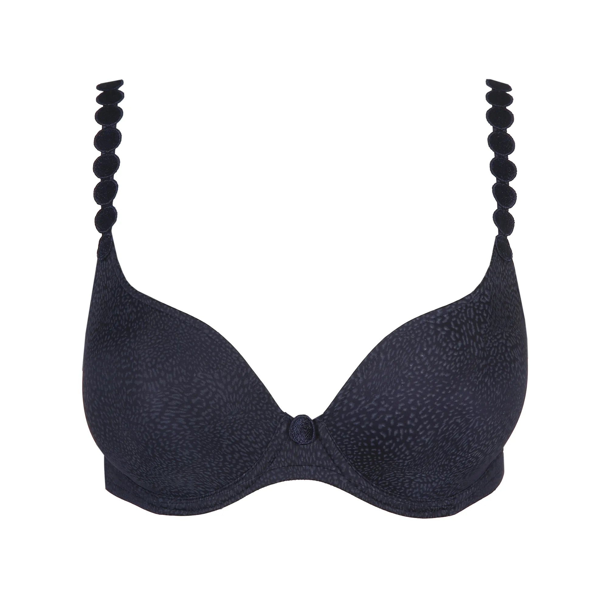 lace-embellished bralette and panties setsMARIE JO TOM PADDED BRA HEARTSHAPE - MAJESTIC BLUE