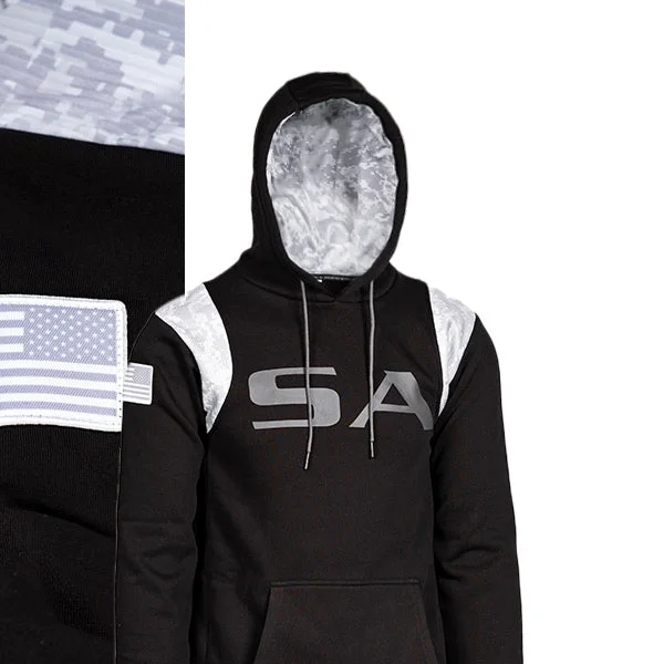 Women's Hooded Sweatshirts with Cinched WaistHonor Lined Hoodie | Ghost Digi Camo | SA PreOrder