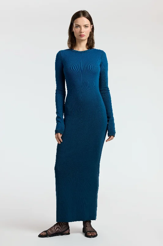 Women's Wide-Neck DressesVerona Crewneck Maxi Dress