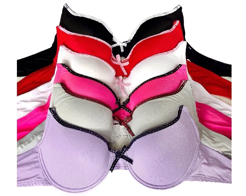 wireless nursing brasGently Padded Smooth Contrast Bras