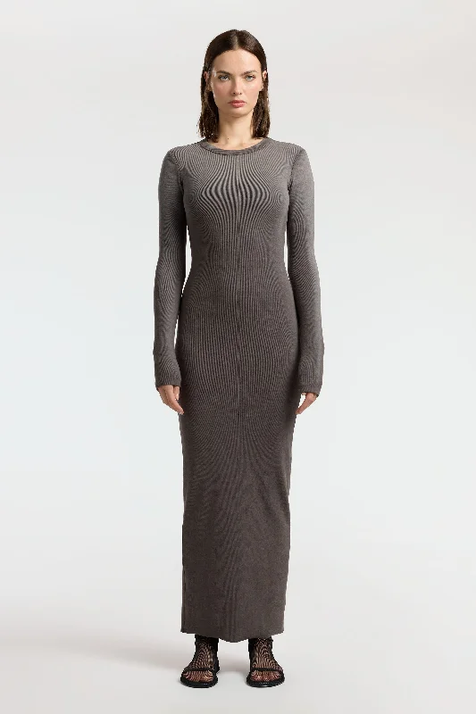 Women's Narrow-Neck DressesVerona Crewneck Maxi Dress