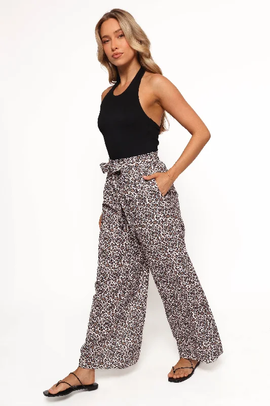 Women's Straight-Leg PantsFlorencia Pant - Leopard