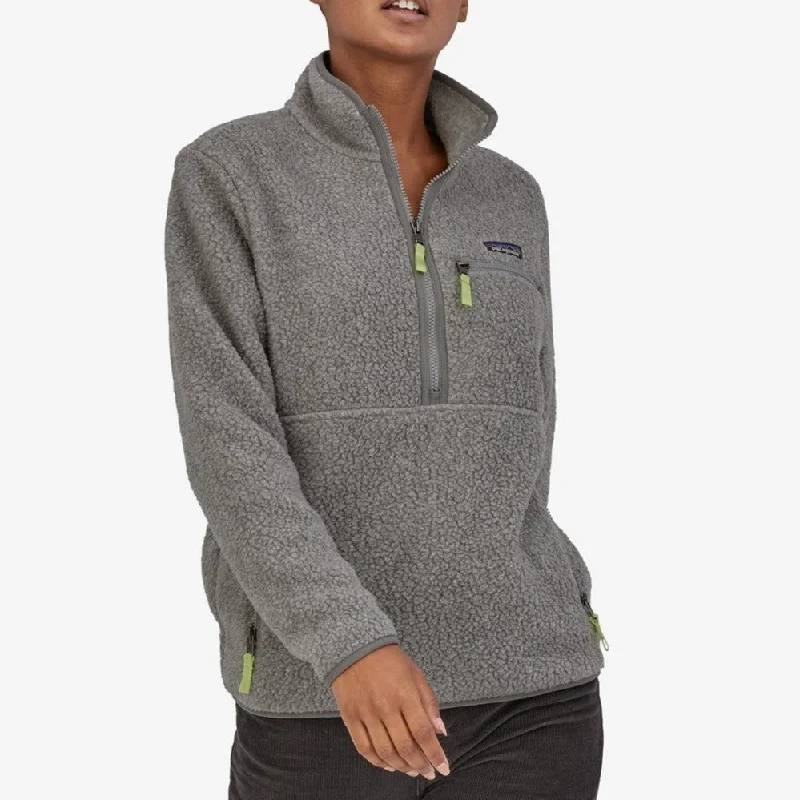 Women's Down CoatsWomen's Retro Pile Fleece Marsupial