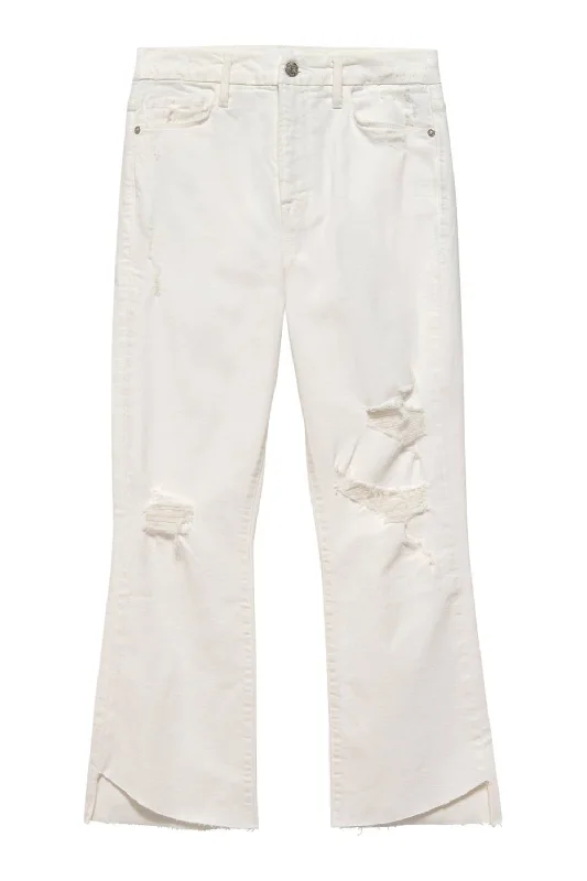 Women's Jodhpurs with Shirt CollarWomen's Le Super High Crop Mini Boot Jeans In Au Natural Destruct