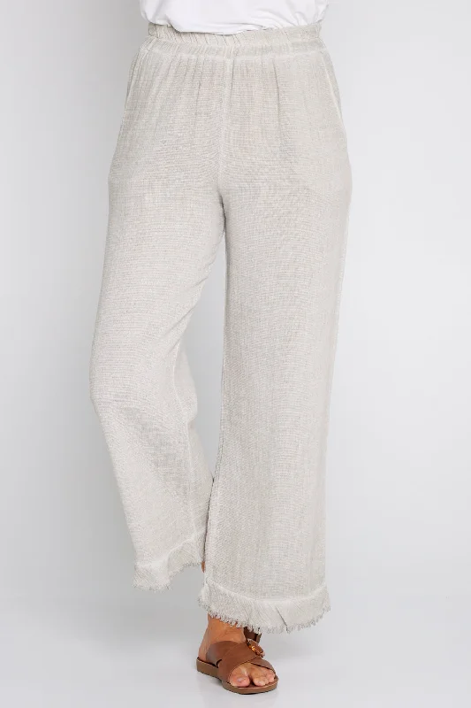 Women's Cargo PantsFalla Linen & Cotton Pants - Beige