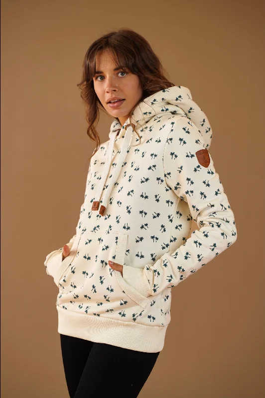 Women's Hooded Sweatshirts with Welt PocketsKawai Oatmeal Hoodie