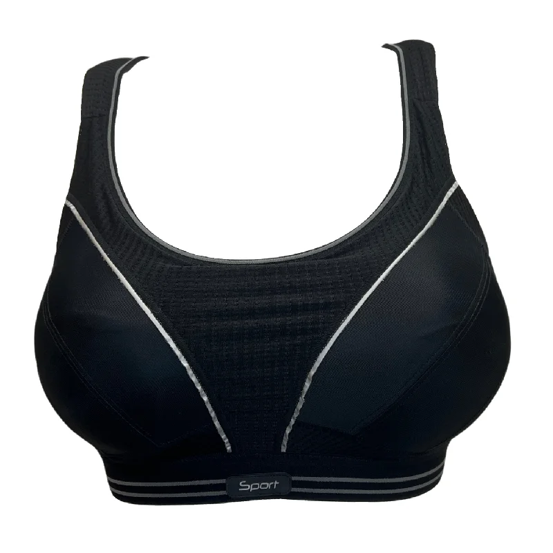 plus-size mastectomy brasLA ISLA RUN SPORTS BRA - BLACK