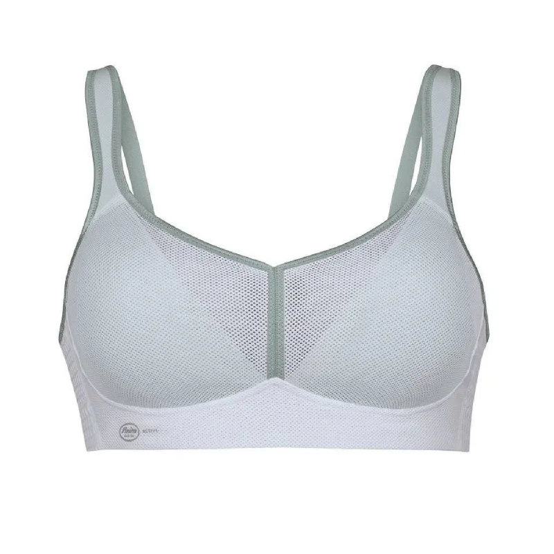 eco-friendly organic cotton pantiesANITA AIR CONTROL SPORTS BRA WITH PADDED CUPS - WHITE