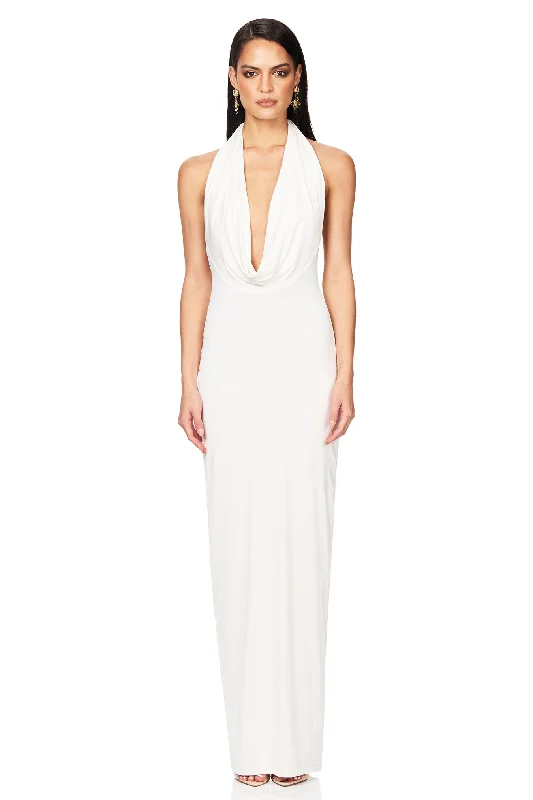 Women's Pencil DressesNookie Element Gown - Ivory