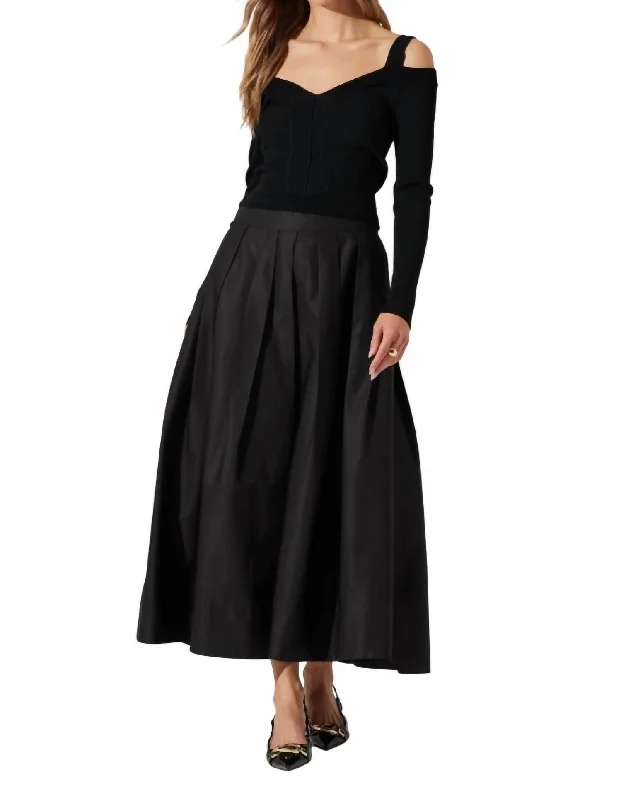 Women's Compression SkirtsCatarina Midi Skirt In Black