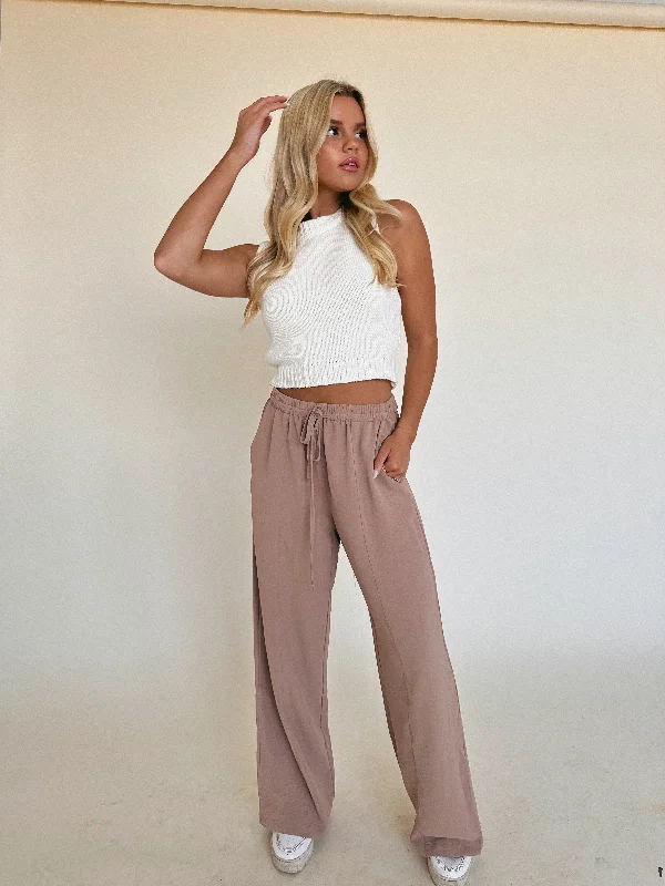 Women's Tapered PantsRESTOCKED: Adilyn Taupe Pant