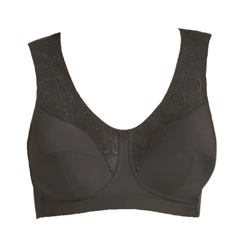 lightweight sports bras for runningANITA MICROENERGEN WIRE-FREE SUPPORT BRA - BLACK