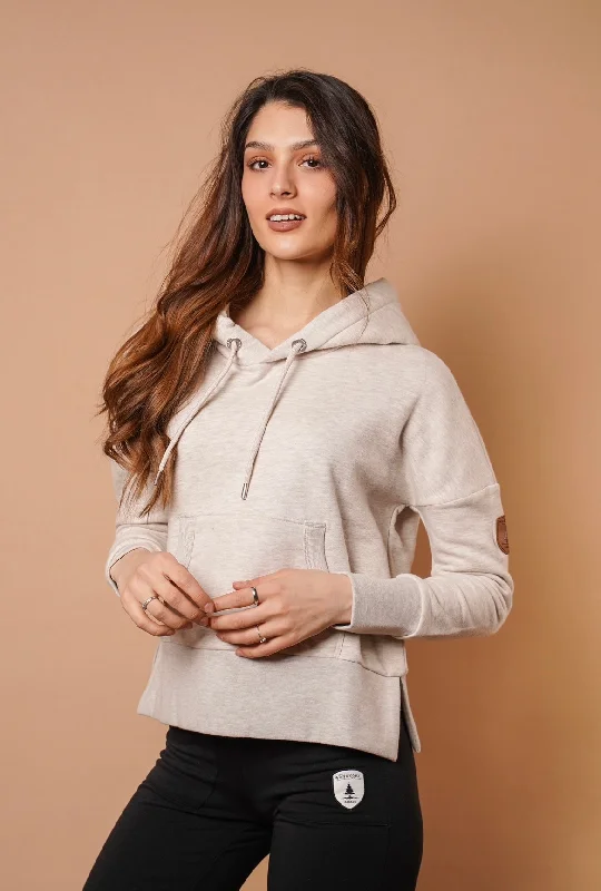 Women's Hooded SweatpantsLayna Heather Oatmeal Hoodie