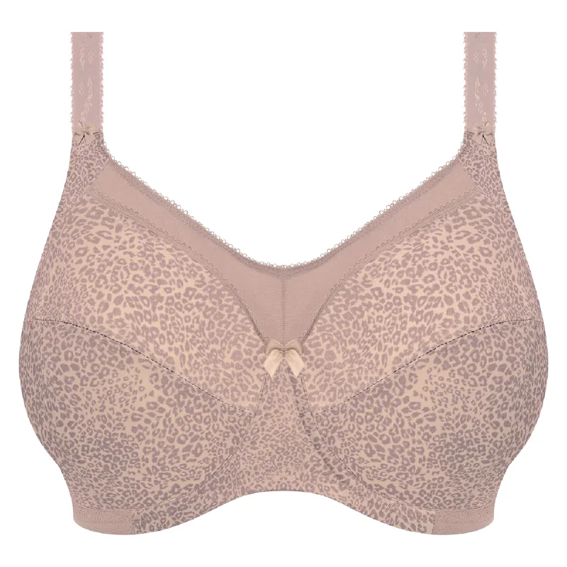 wireless nursing brasGODDESS KAYLA FULL CUP UNDERWIRE BRA - TAUPE LEO