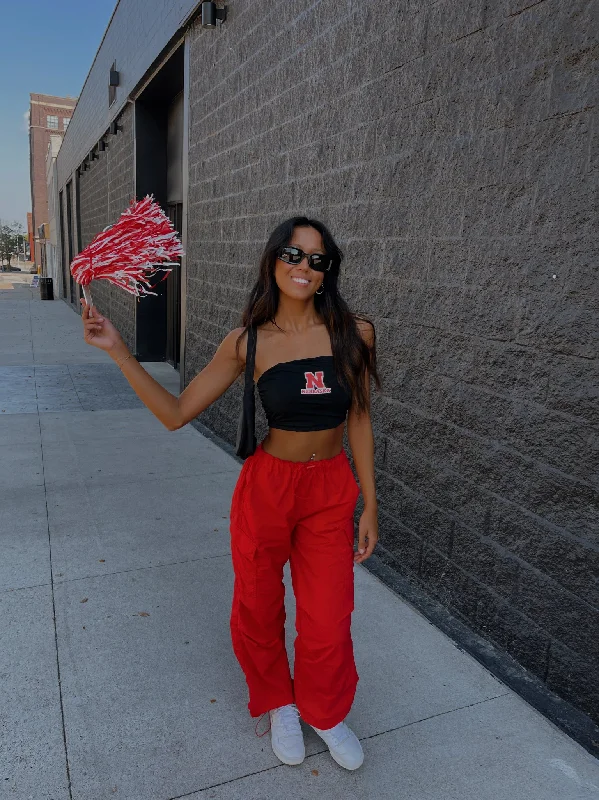 Women's Jodhpurs with Sweetheart CollarRESTOCKED: Game Day Joggers In Red