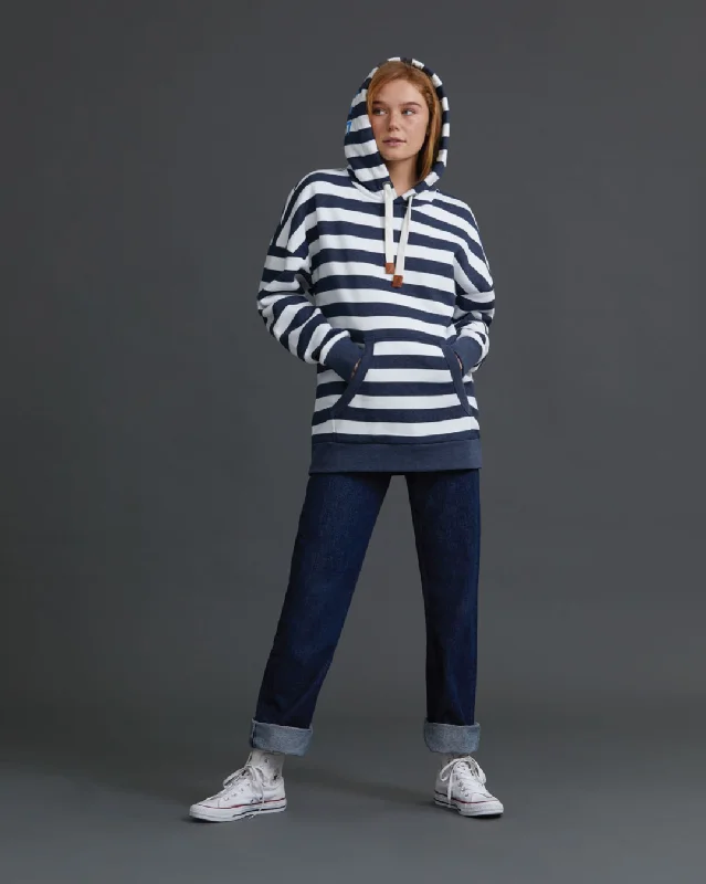 Women's Hooded Sweatshirts with Insulated FabricBillie Stripe Hoodie