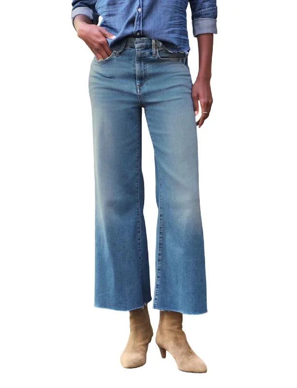 Women's Bell-Bottom PantsWide-Leg Jean In 1972 Light Wash