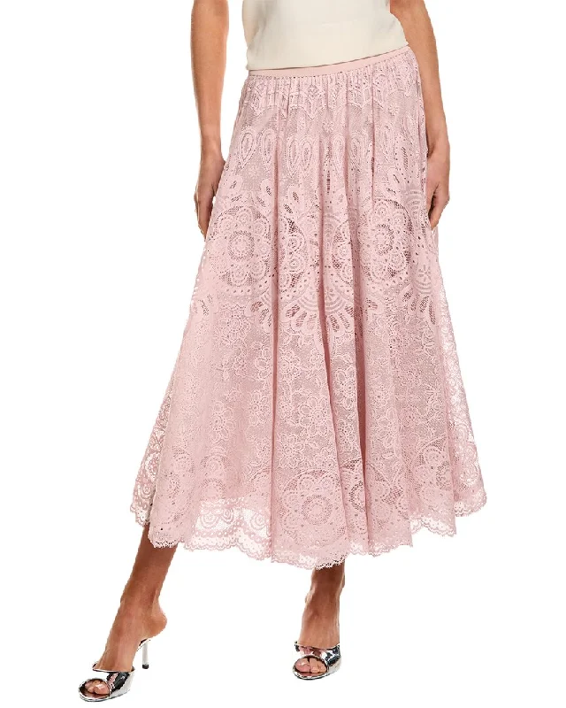 Women's Fall SkirtsRED Valentino Lace Maxi Skirt