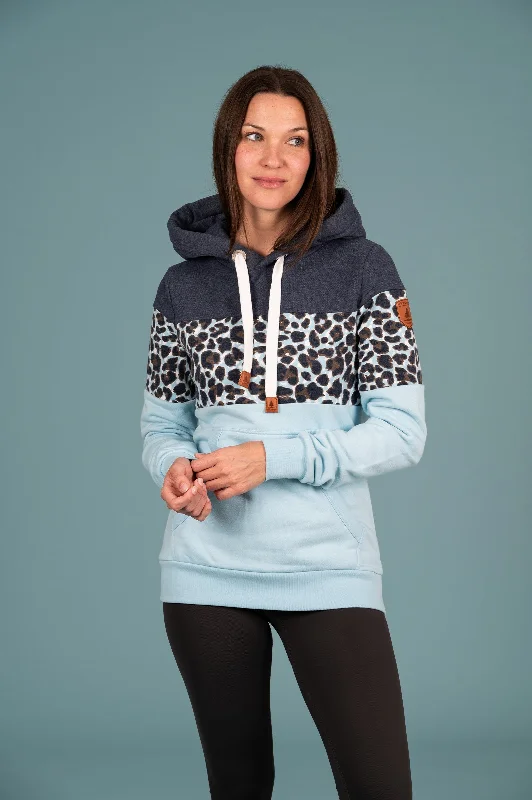 Women's Hooded Sweatshirts with Camouflage LiningLucia Navy Mix Hoodie