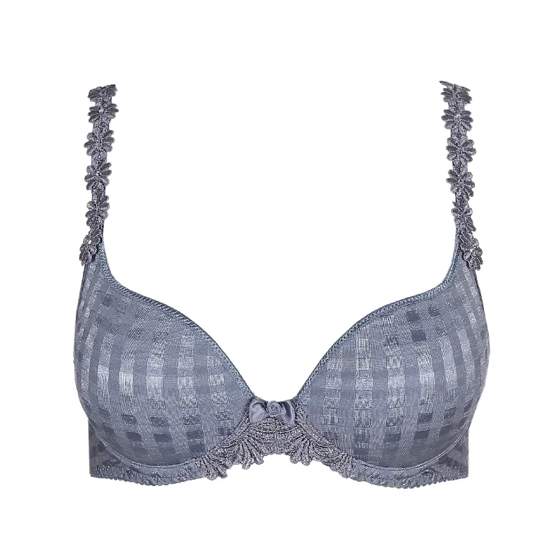 stretch lace thongsMARIE JO AVERO PADDED HEART SHAPED BRA - ATLANTIC BLUE