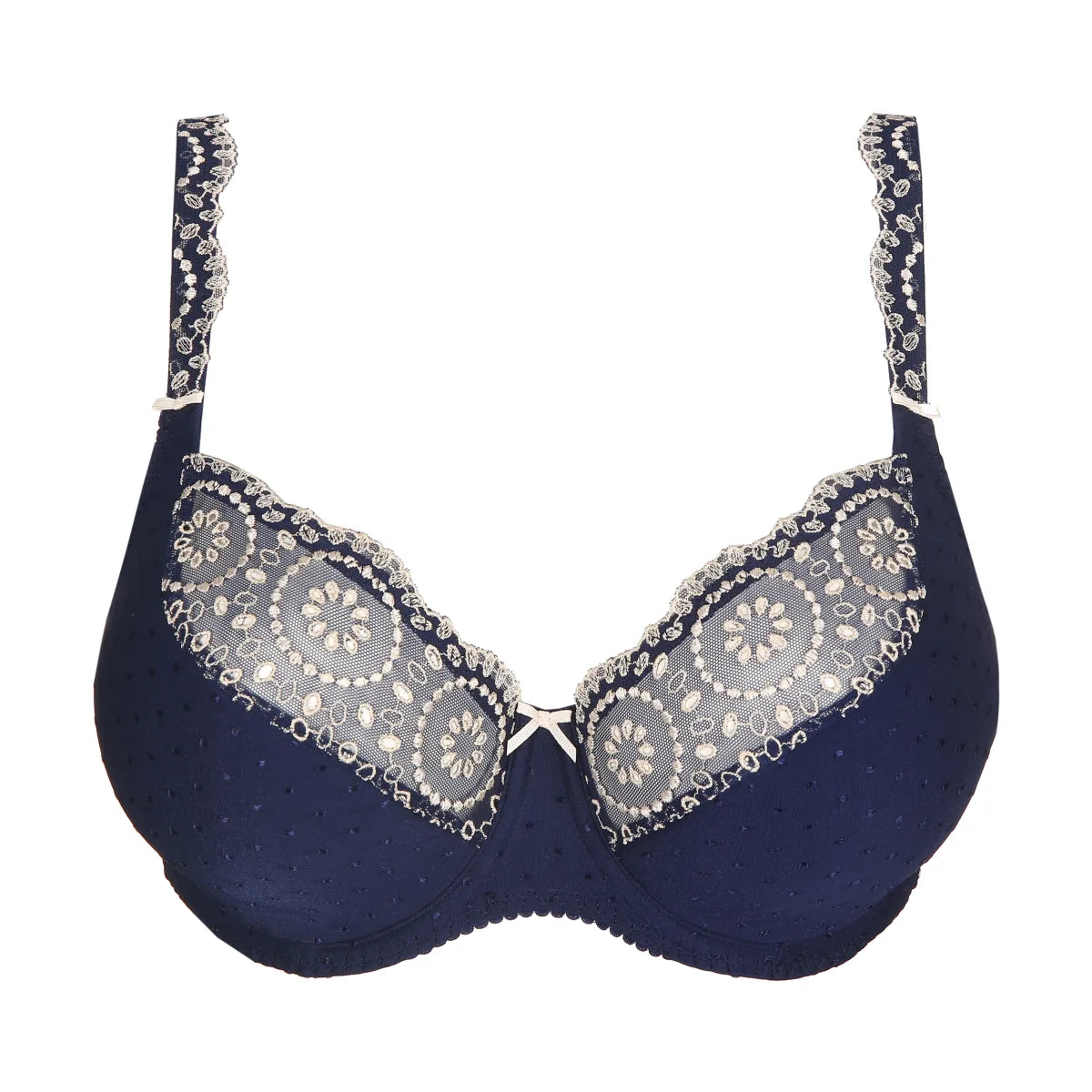 breathable mesh pantiesPRIMA DONNA OSINO BALCONY BRA TULIP SEAM - SAPPHIRE BLUE