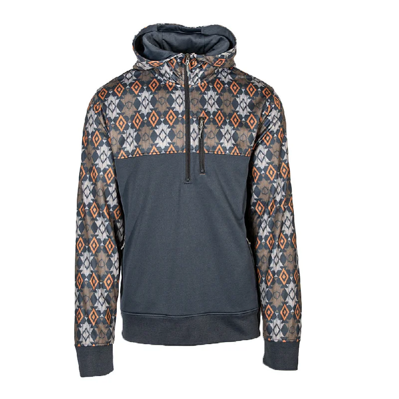 Women's HoodiesHalf Zip Performance Hoodie | Chevron Cowboy PreOrder