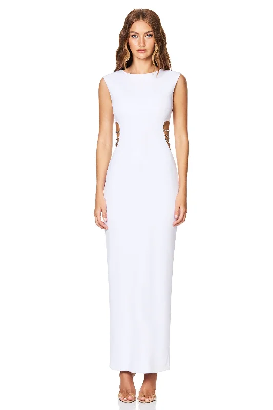 Women's Square Collar DressesNookie Mila Gown - White