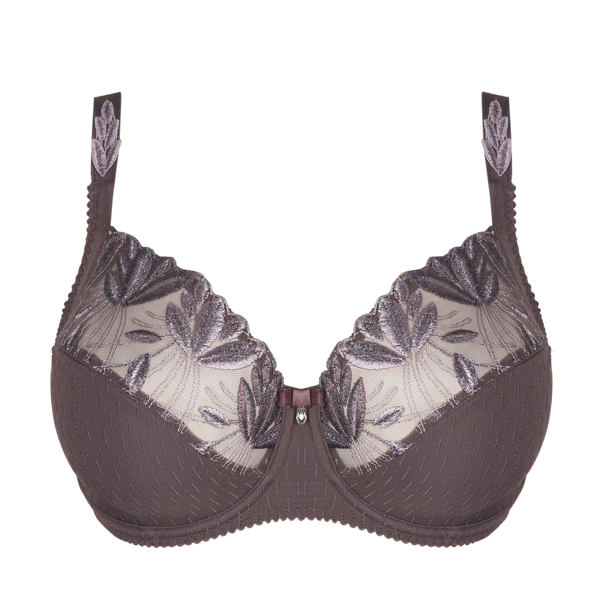 lace-embellished bralette and panties setsPRIMA DONNA ORLANDO FULL CUP BRA - EYE SHADOW