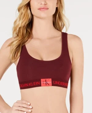 breathable mesh pantiesCalvin Klein Monogram Unlined Bralette