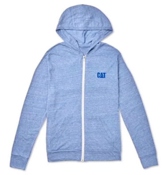 Women's Hooded Sweatshirts with Cinched WaistWZIP ECO SKY ♻