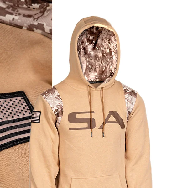 Women's Hooded Sweatshirts with Magnetic ClosureHonor Lined Hoodie | Desert Digi Camo | SA PreOrder